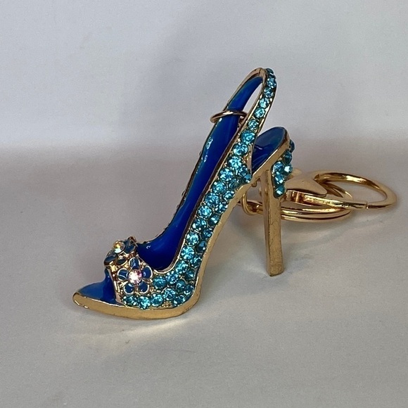 BLUE HIGH HEEL KEYCHAIN  ✨✨✨ - Picture 1 of 4